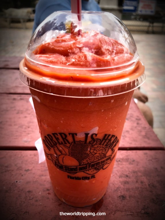 Robert is here - Mamey Sapote Smoothies