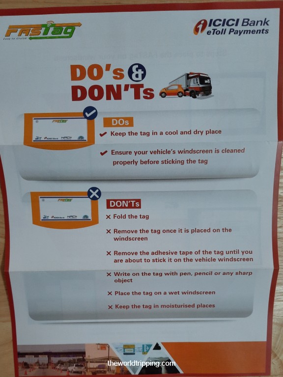 Do's & Don'ts of FASTag