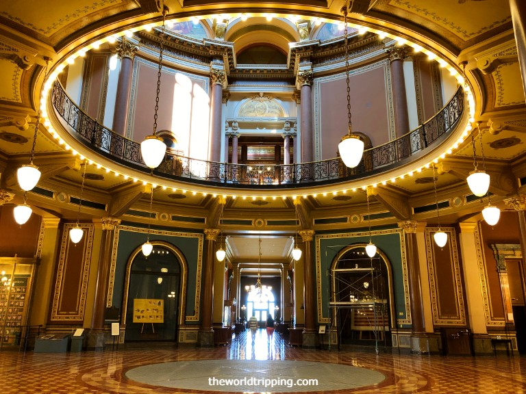 Impressive interiors of Iowa State Capitol- Neoclassical, Renaissance Revival Architecture