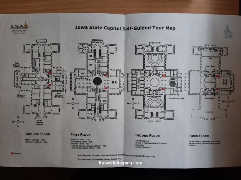 Iowa capitol floor map-2