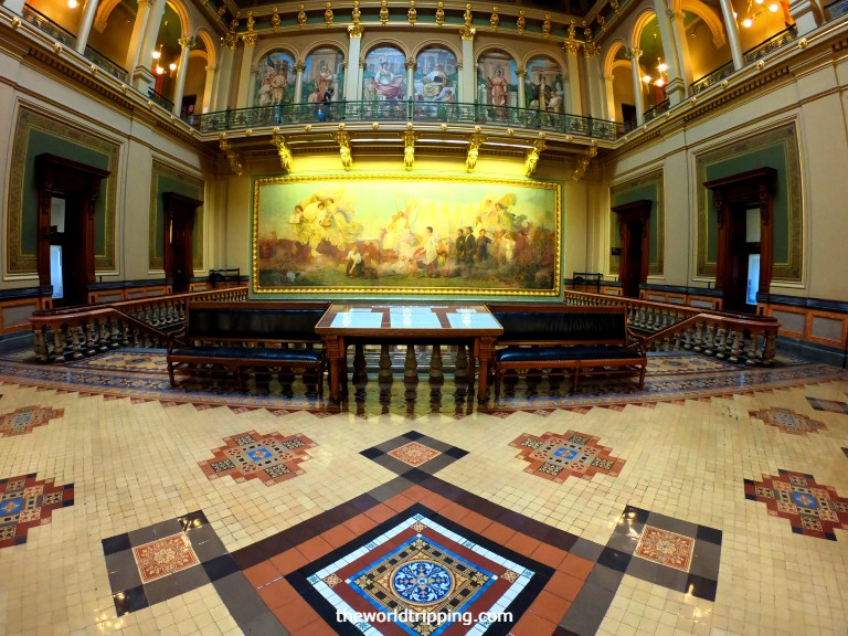 Second Floor of Iowa Capitol Building