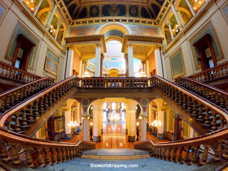 Grand Staircase in Iowa State Capitol Building