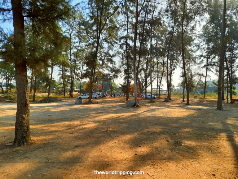 Parking Space at Devka Beach, Daman