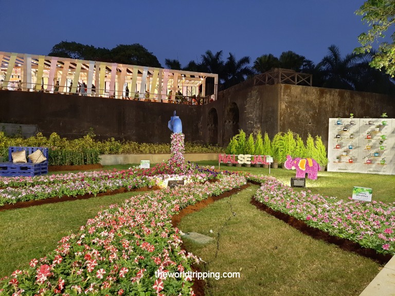 Flower Show at Moti Daman Fort on Nirman Diwas