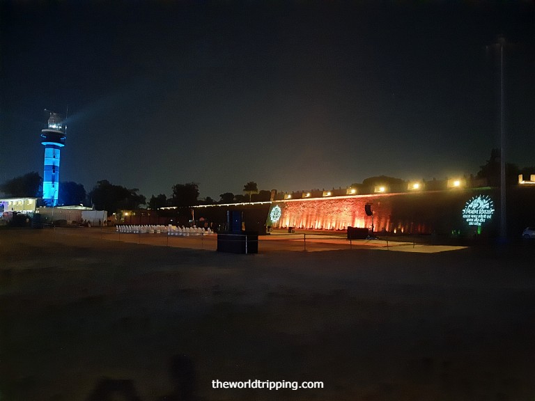 Light and Sound Show at Moti Daman Fort on Nirman Diwas