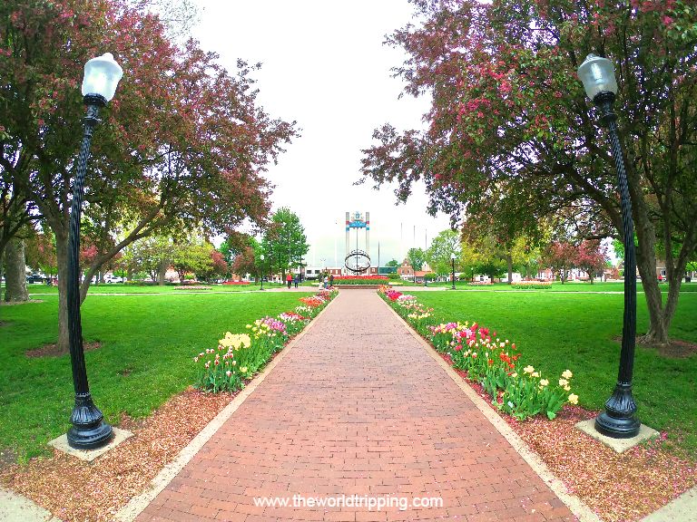 Tulip Garden Central Park in Pella