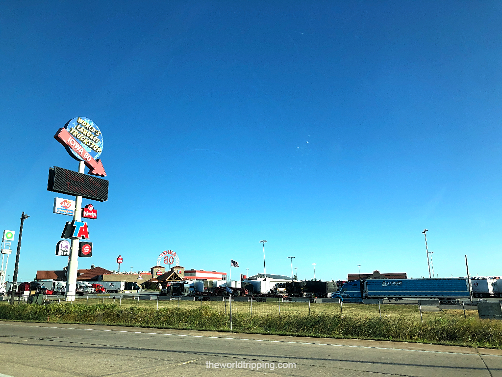 World's largest truck stop Iowa-80 on Interstate highway (I-80)