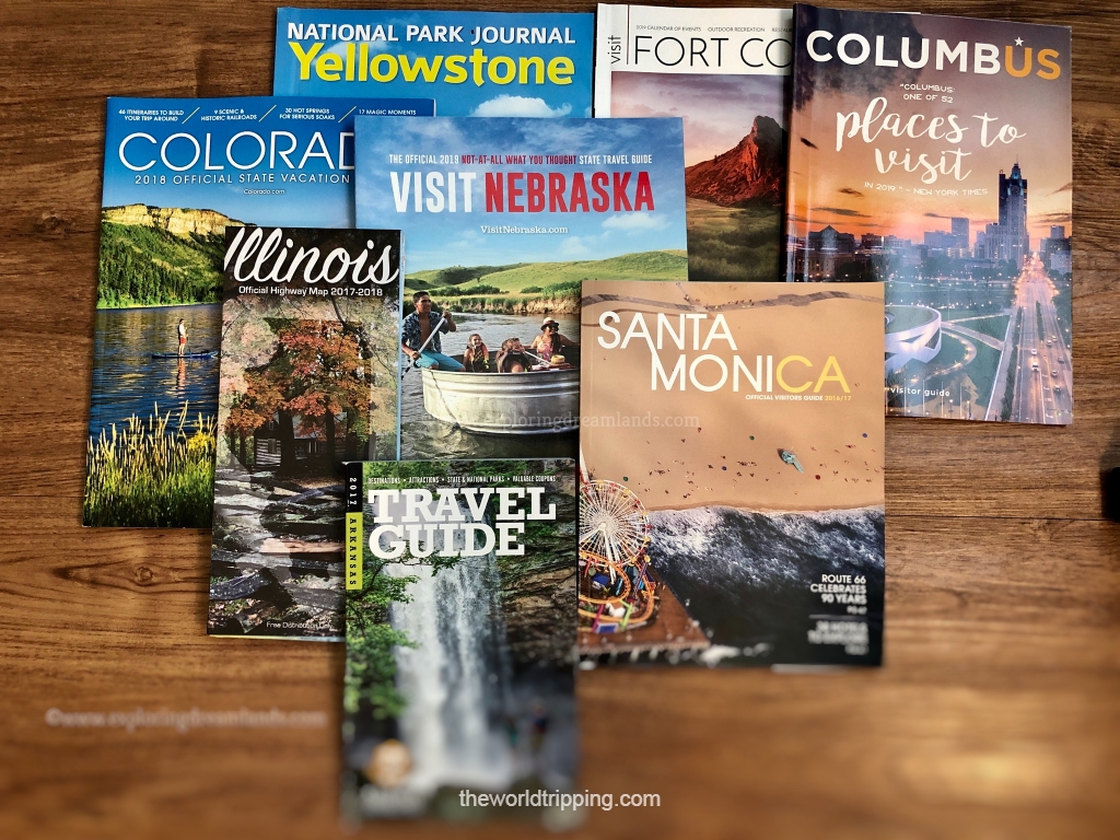 Free Travel Guide Magazines & Highway Maps Provided by Visitor Center/ Welcome Center