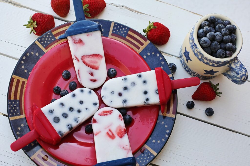 Fourth of July Recipes: Fourth of July Special Fruity Ice Candies
