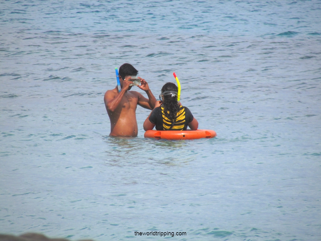 Snorkelling at Elephant Beach, Havelock Island