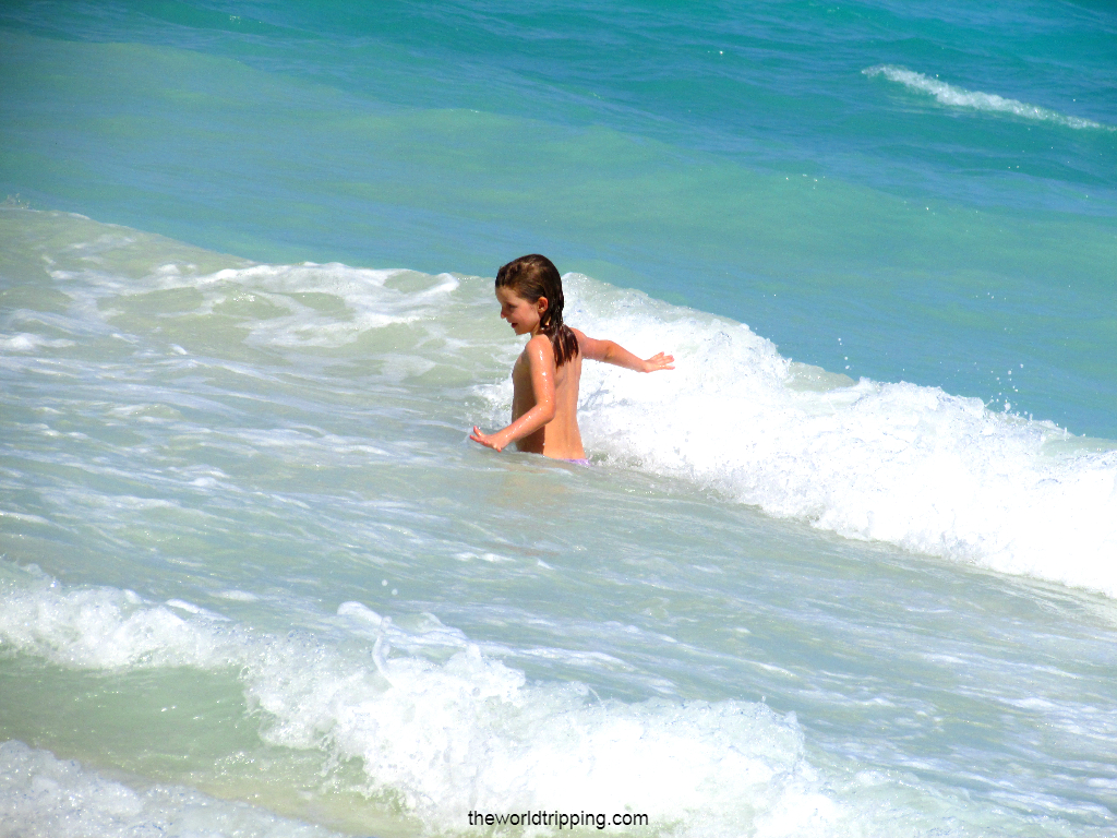 Swimming in Kala Pathar Beach, Havelock Island