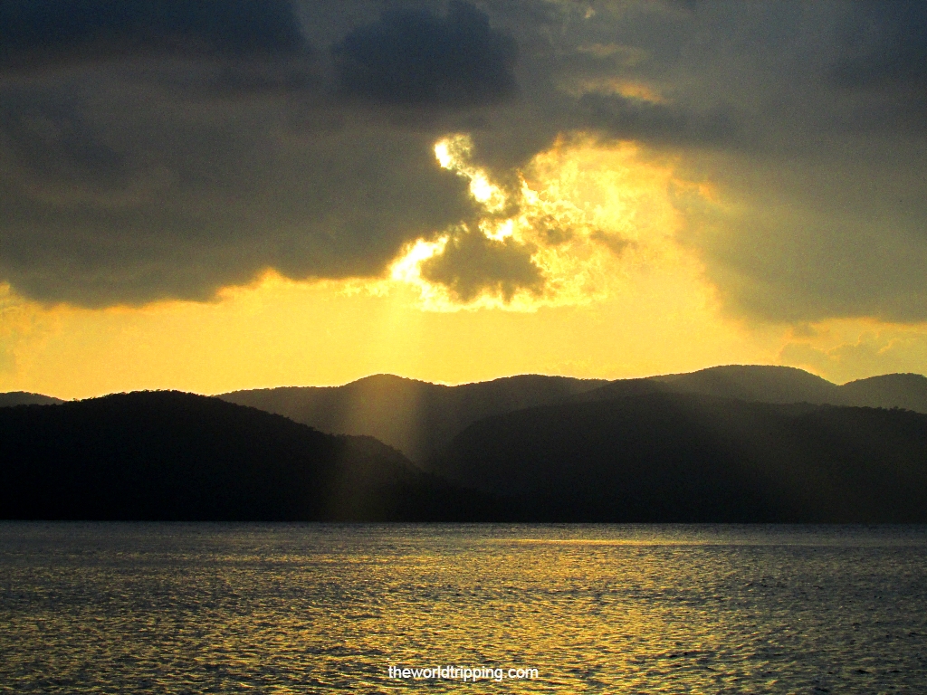 Sunset at Chidiya Tapu Beach